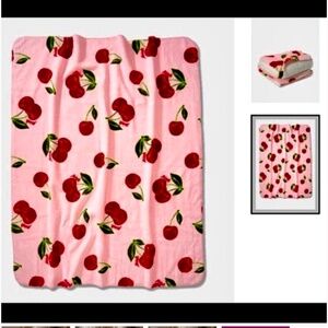 PINK Victoria Secret Rare Cherry Blanket